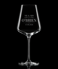 Mr & Mrs [ Surname ] Glasses with Date