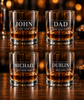 Engraved Whiskey Glass (Single Glass)