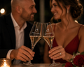 Engraved Engagement Champagne Glasses – Set of 2 Quatrophil